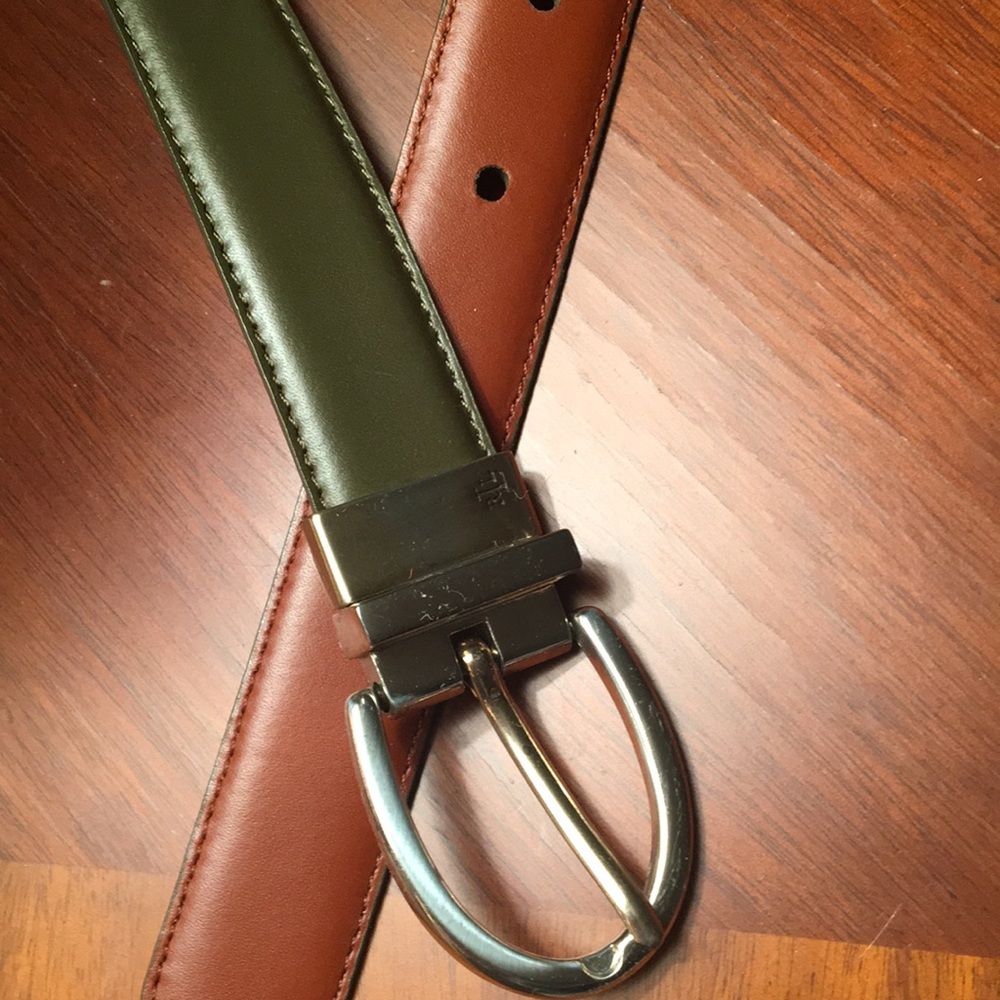 Ralph Lauren Reversible Olive & brown belt